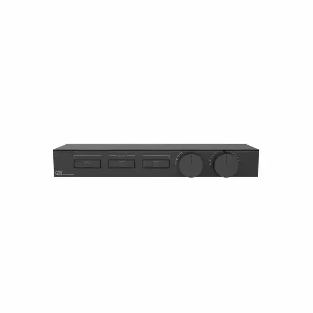 Gessi Hi-Fi Shelf Miscelatore Termostatico + Parte ad Incasso 63024+63023-Matte Black