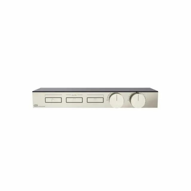 Gessi Hi-Fi Shelf Miscelatore Termostatico + Parte ad Incasso 63024+63023-Nickel PVD