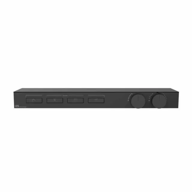 Gessi Hi-Fi Shelf Miscelatore Termostatico + Parte ad Incasso 63026+63025-Matte Black