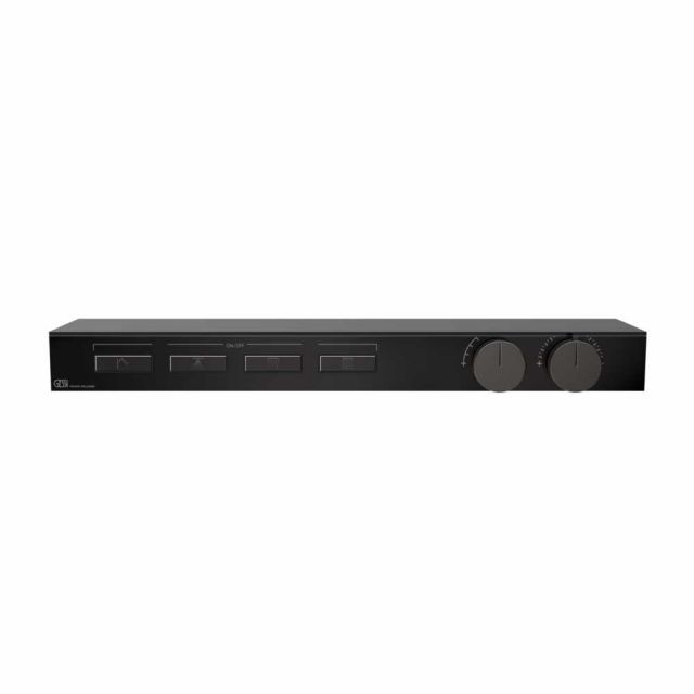 Gessi Hi-Fi Shelf Miscelatore Termostatico + Parte ad Incasso 63026+63025-Black Metal PVD