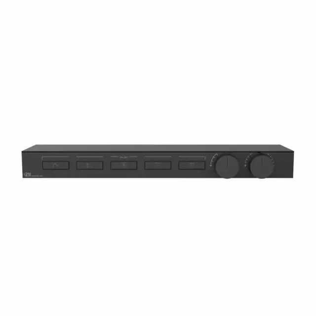 Gessi Hi-Fi Shelf Miscelatore Termostatico + Parte ad Incasso 63028+63027-Matte Black