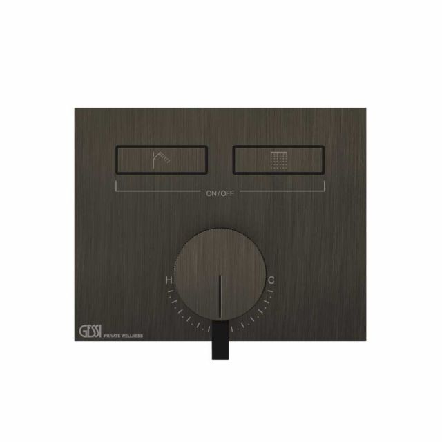 Gessi Hi-Fi Mixer Miscelatore Monocomando + Parte ad Incasso 63079+63055-Aged Bronze