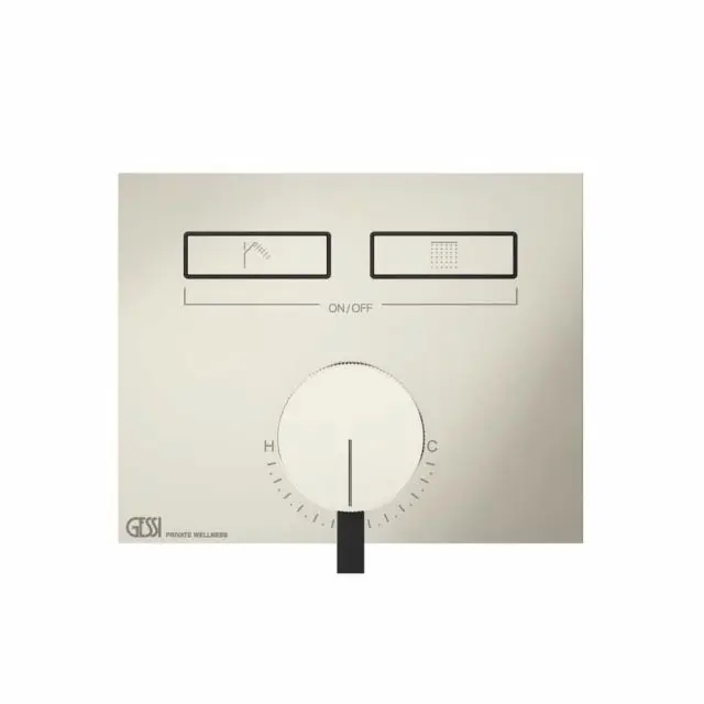 Gessi Hi-Fi Mixer Miscelatore Monocomando + Parte ad Incasso 63079+63055-Nickel PVD