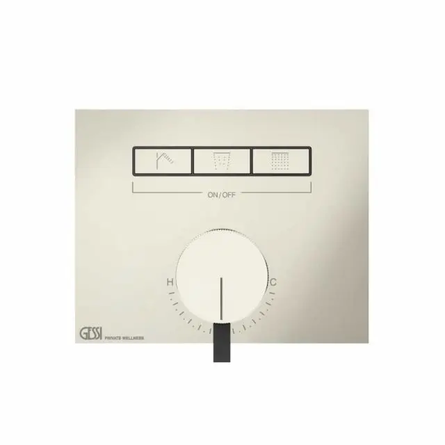 Gessi Hi-Fi Mixer Miscelatore Monocomando + Parte ad Incasso 63081+63055-Nickel PVD