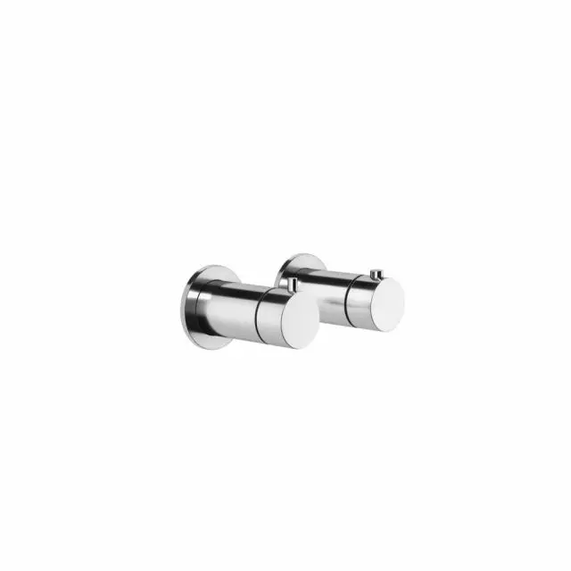 Gessi Ingranaggio Miscelatore Termostatico Doccia a Parete + Parte Incasso 63331+54169-Cromo