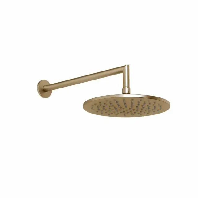 Gessi Anello Soffione A Parete 63348-Brushed Brass PVD