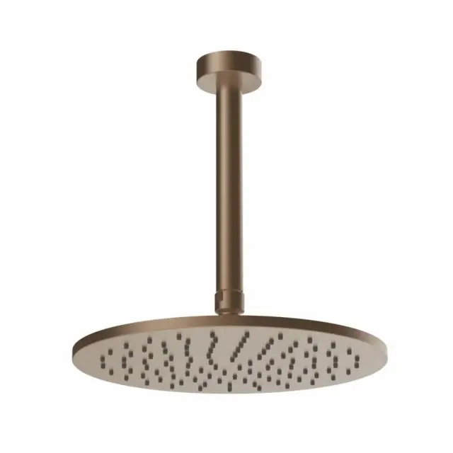 Gessi Origini Pomme de douche au plafond 63350-cuivre brossé PVD