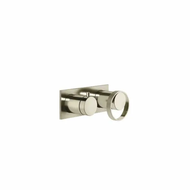 Gessi Anello Miscelatore a Parete 63379+54073-Nickel PVD