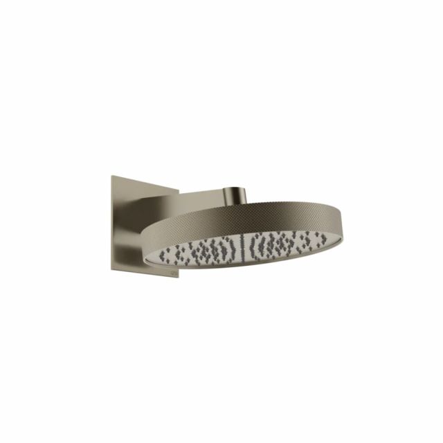 Gessi Tondo Shower Soffione a parete orientabile 63449-Finox Brushed Nickel