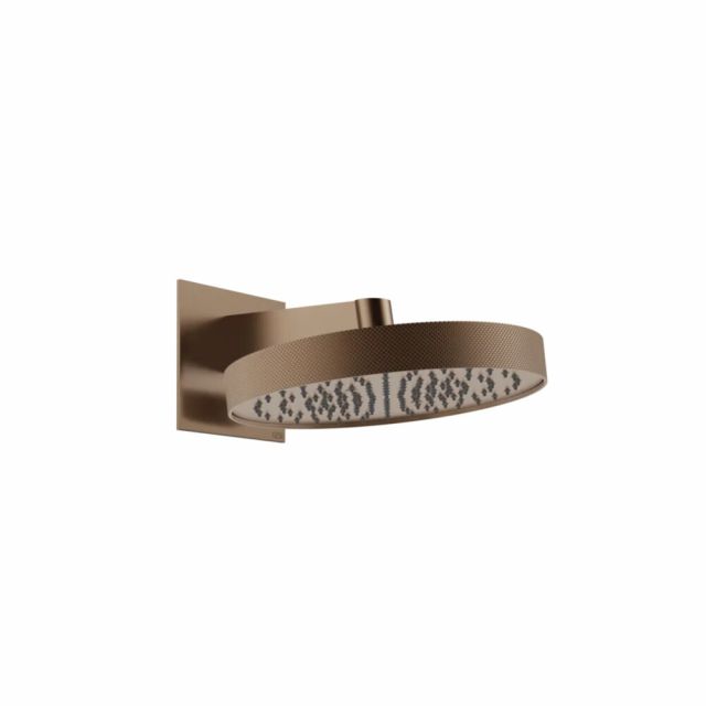 Gessi Tondo Shower Soffione a parete orientabile 63449-Copper Brushed PVD