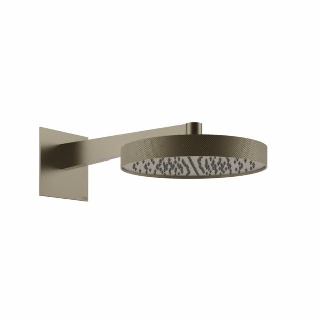 Gessi Tondo Shower Soffione a parete orientabile 63468 -Finox Brushed Nickel
