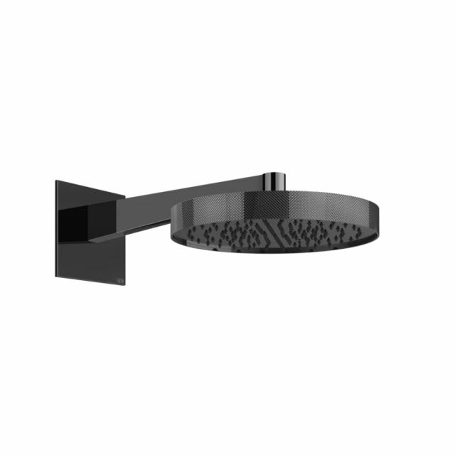 Gessi Tondo Shower Soffione a parete orientabile 63468 -Black Metal PVD