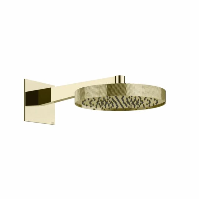 Gessi Tondo Shower Soffione a parete orientabile 63468 -Brass PVD