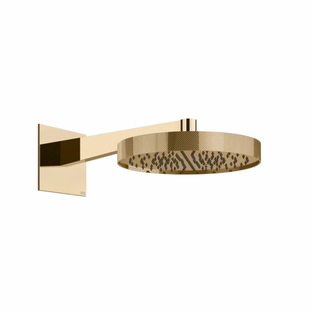 Gessi Tondo Shower Soffione a parete orientabile 63468 -Warm Bronze PVD