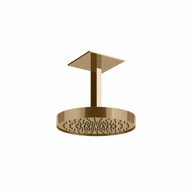 Gessi Tondo Shower Soffione a soffitto orientabile 63470-Warm Bronze PVD