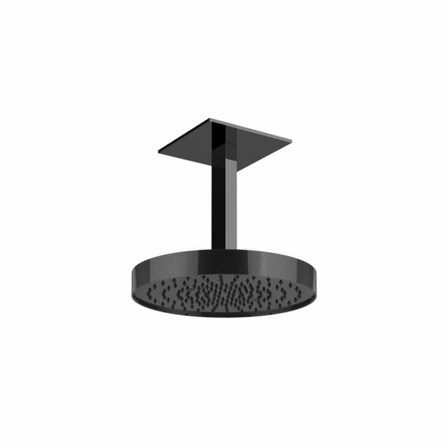 Gessi Tondo Shower Soffione a soffitto orientabile 63472 -Black Metal PVD