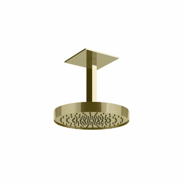 Gessi Tondo Shower Soffione a soffitto orientabile 63472 -Brass PVD