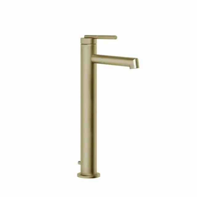 Gessi Ingranaggio Miscelatore Monocomando Alto Lavabo 63503-Brass Brushed PVD