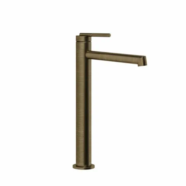 Gessi Ingranaggio Miscelatore Monocomando Alto Lavabo 63506-Antique Brass