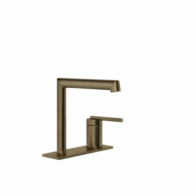 Gessi Ingranaggio Miscelatore Lavabo 63515-Antique Brass
