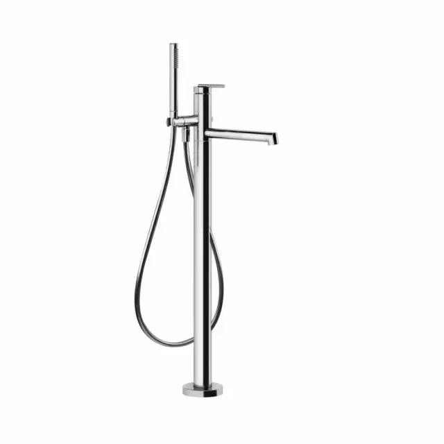 Gessi Ingranaggio Miscelatore Vasca da Terra + Parte Incasso 63528+46189-Cromo