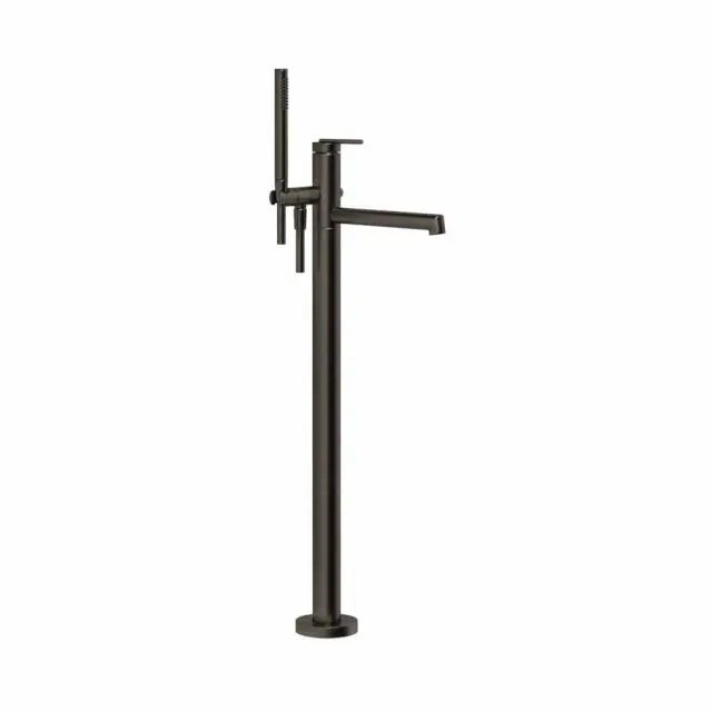 Gessi Ingranaggio Miscelatore Vasca da Terra + Parte Incasso 63528+46189-Aged Bronze