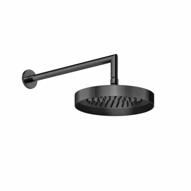 Gessi Ingranaggio Soffione a Parete 63548-Black Metal PVD