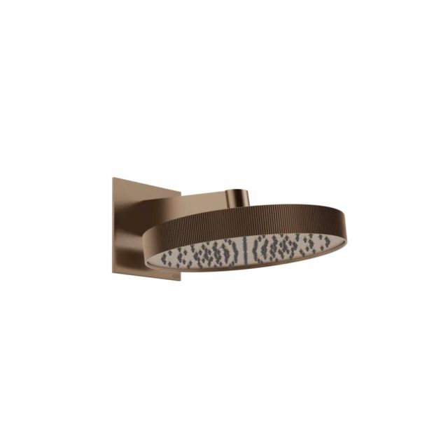 Gessi Tondo Shower Soffione a parete orientabile 63549-Copper Brushed PVD
