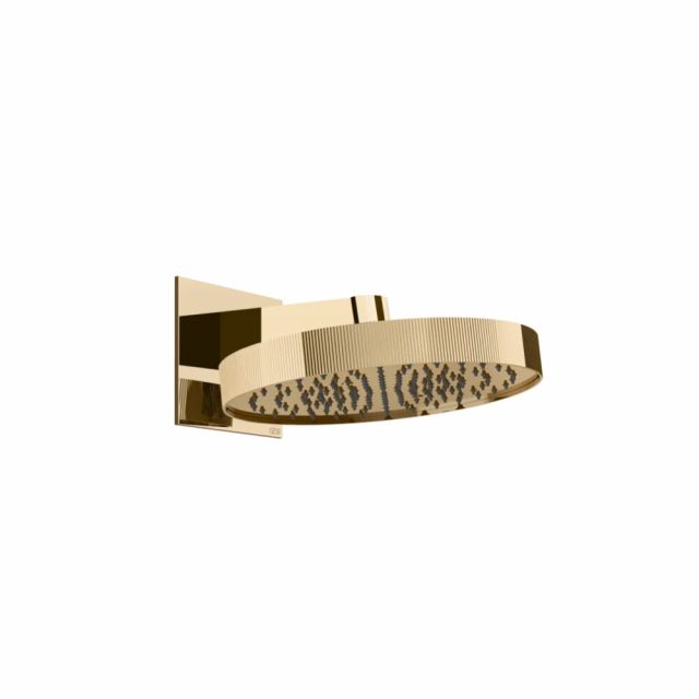 Gessi Tondo Shower Soffione a parete orientabile 63549-Warm Bronze PVD