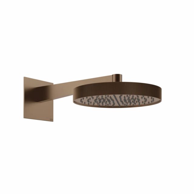 Gessi Tondo Shower Soffione a parete orientabile 63568-Copper Brushed PVD