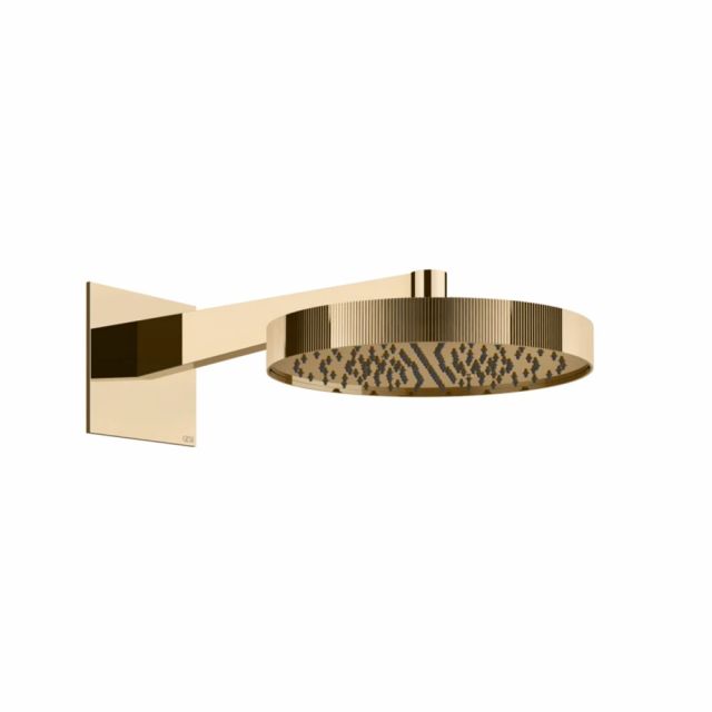 Gessi Tondo Shower Soffione a parete orientabile 63568-Warm Bronze PVD
