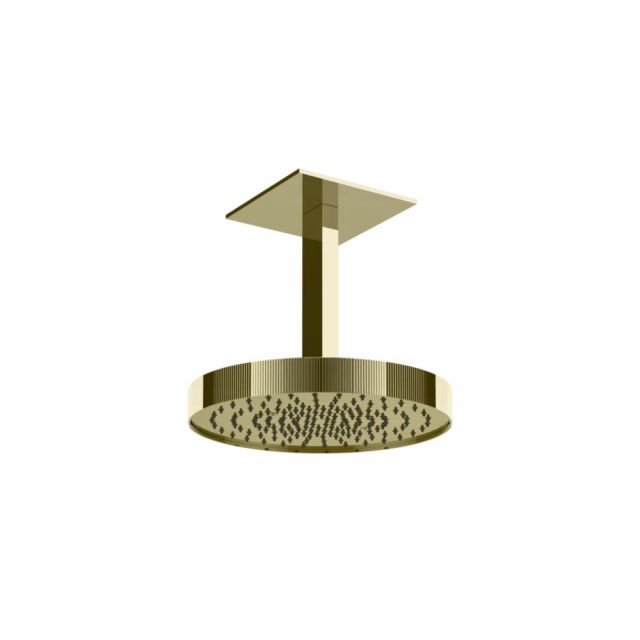 Gessi Tondo Shower Soffione a soffitto orientabile 63572-Brass PVD