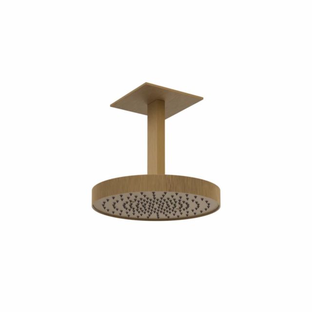 Gessi Tondo Shower Soffione a soffitto orientabile 63572-Antique Brass