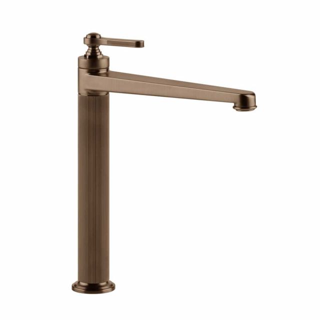 Gessi Venti20 Miscelatore Alto Lavabo 65004-Copper Brushed PVD