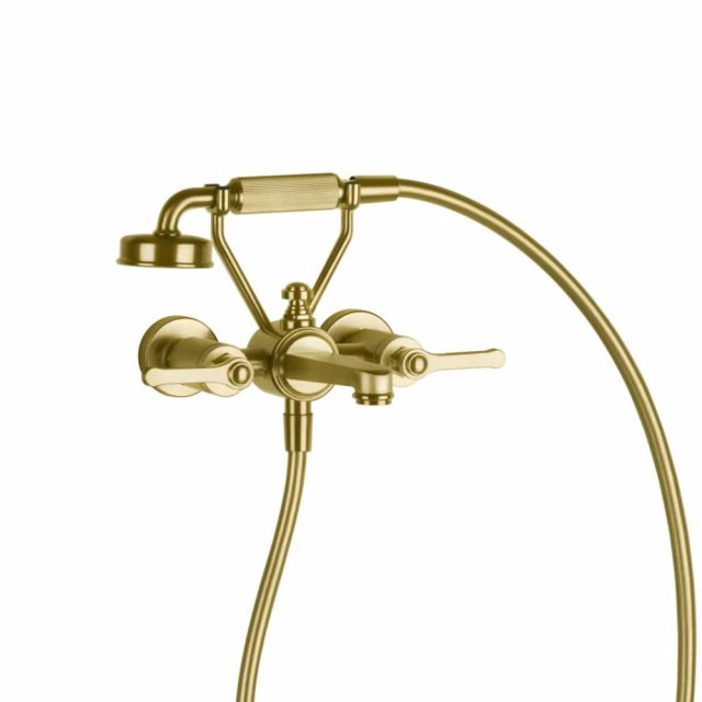 Gessi Venti20 Gruppo Vasca a Parete 65113-Gold Brushed PVD