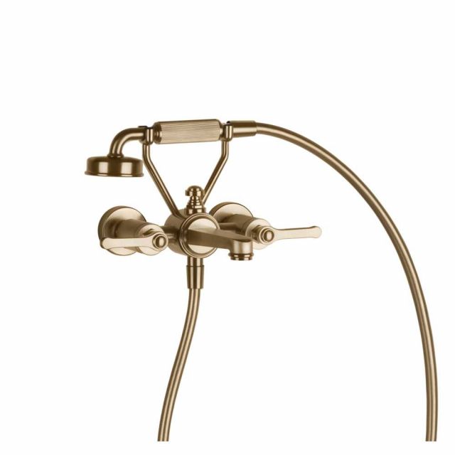 Gessi Venti20 Gruppo Vasca a Parete 65113-Warm Bronze Brushed PVD