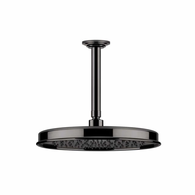 Gessi Venti20 Soffione a Soffitto 65153-Black Metal PVD