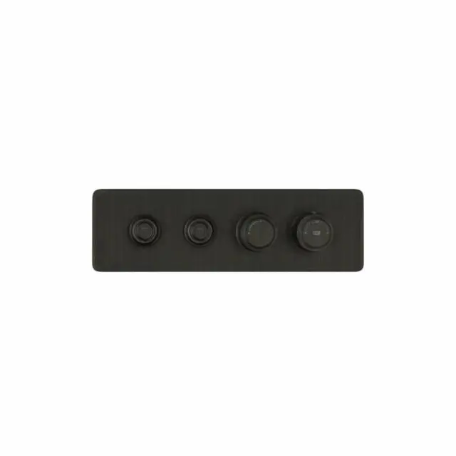 Gessi Hi-Fi Eclectic Linear Miscelatore Termostatico 65222+63011-Aged Bronze