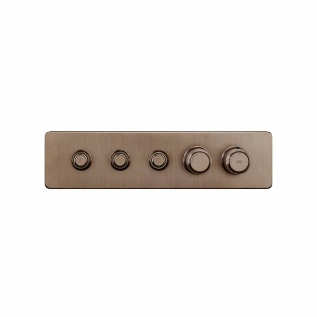 Gessi Hi-Fi Eclectic Linear Miscelatore Termostatico 65224+63013-Copper Brushed PVD