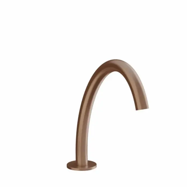 Bec de lavabo Gessi Origini 66021-cuivre PVD brossé
