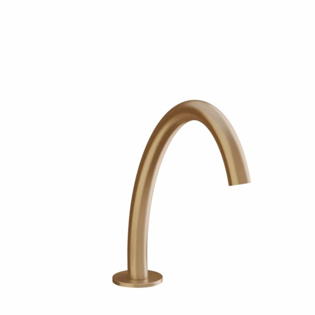 Bec de Lavabo Gessi Origini 66021-Warm Bronze PVD Brossé
