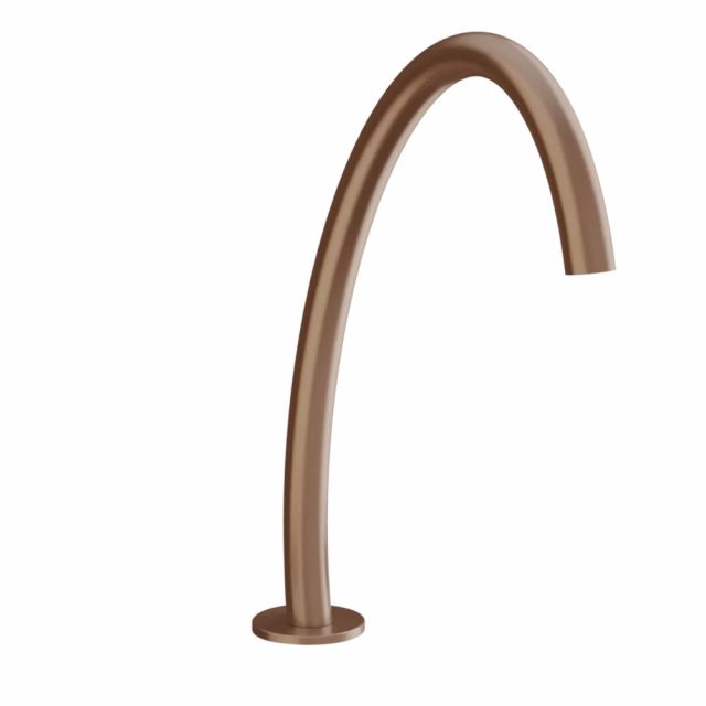 Bec de lavabo Gessi Origini 66025-cuivre PVD brossé