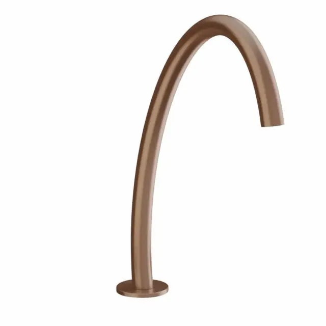 Bec de lavabo Gessi Origini 66025-cuivre PVD brossé