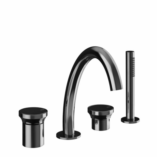 Gessi Origini Set de Baignoire 66037-Métal Noir PVD