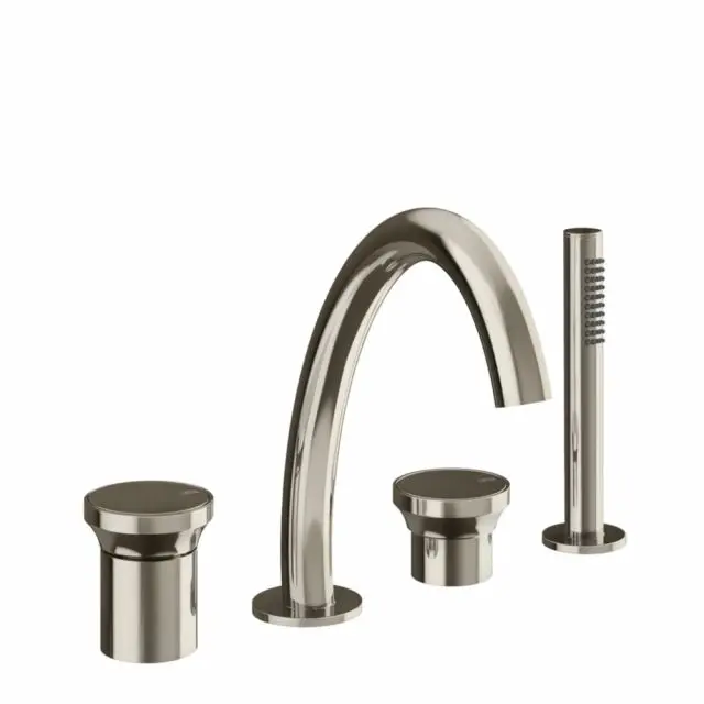Ensemble de baignoire Gessi Origini 66037-Nickel PVD