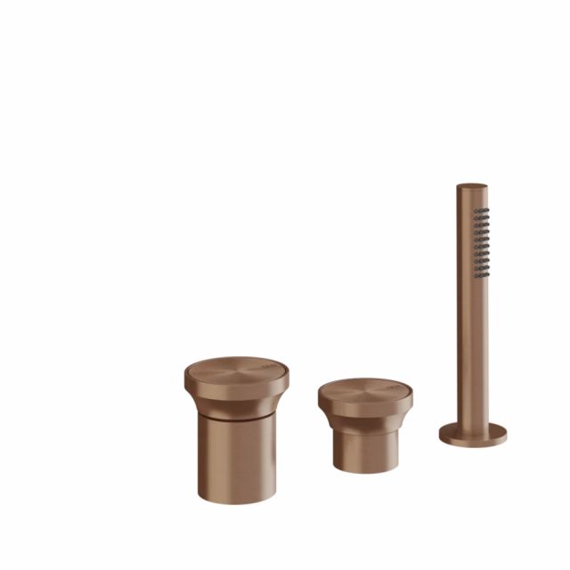 Gessi Origini Set de Baignoire 66043-Cuivre Brossé PVD