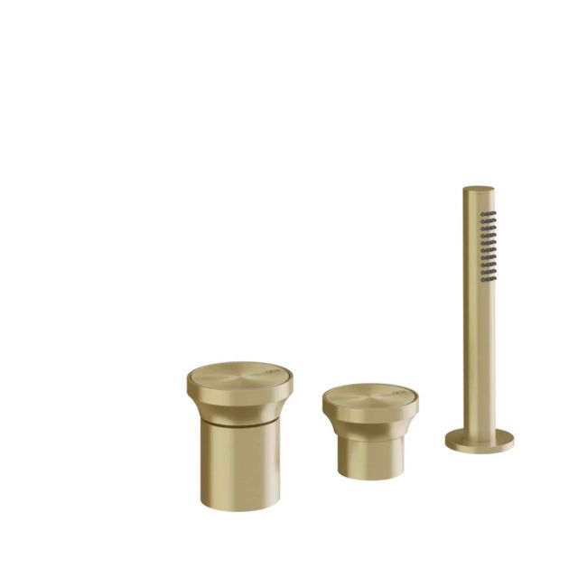 Gessi Origini Set de Baignoire 66043-Laiton Brossé PVD