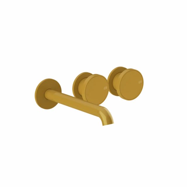 Gessi Origini Mitigeur Lavabo + Partie Encastrable 66236+66090-Glossy Ocra - Gessi