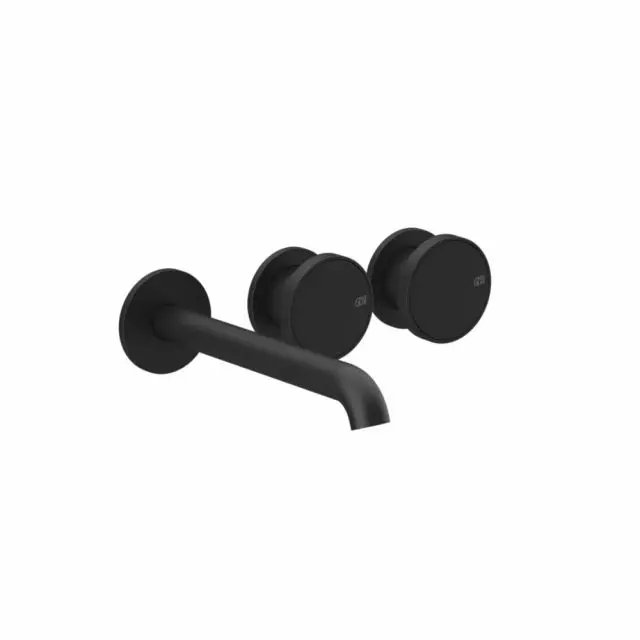 Gessi Origini Mitigeur Lavabo + Pièce Encastrée 66236+66090-Matt Black