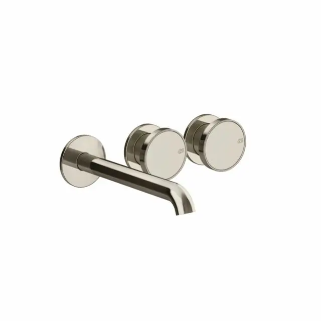 Gessi Origini Mitigeur Lavabo + Partie Encastrée 66236+66090-Nickel PVD